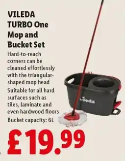 Lidl Vileda turbo one mop and bucket set offer