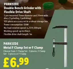 Lidl Parkside metal f clamp set or f clamp offer