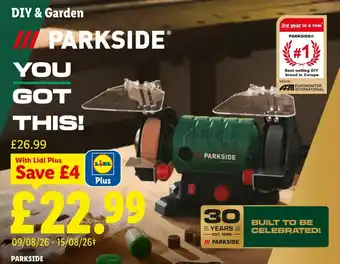 Parkside angle grinder