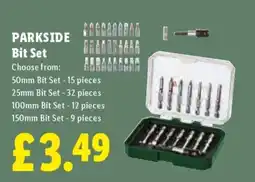 Lidl Parkside Bit Set offer