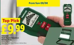 Lidl Parkside Multi-Purpose Detector or Moisture Meter offer