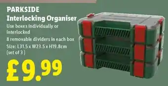 Parkside interlocking organiser