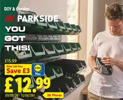 Lidl Parkside screw box offer