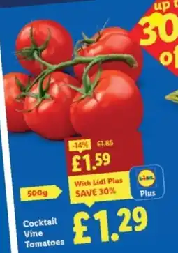 Lidl Cocktail Vine Tomatoes offer