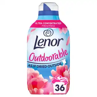 Asda Lenor Outdoorable Fabric Conditioner Pink Blossom 36 Washes offer