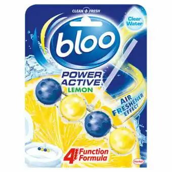 Asda Bloo Power Active Lemon Toilet Rim Block offer