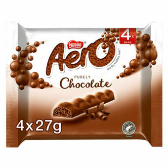 Asda Aero Milk Chocolate Bubbly Bar 4 Pack offer