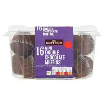 Asda ASDA Baker's Selection Mini Double Chocolate Muffins offer