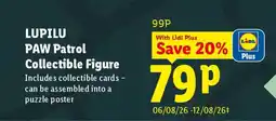 Lidl LUPILU PAW Patrol Collectible Figure offer