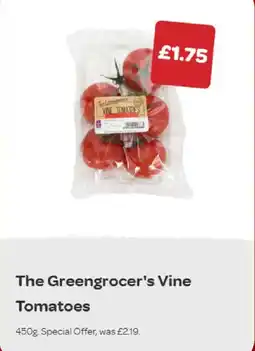 Spar The Greengrocer's Vine Tomatoes offer