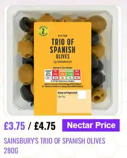 Sainsbury's Sainsbury's trio of spanish olives offer