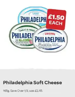 Spar Philadelphia Soft Cheese offer