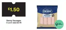 SuperValu Denny sausages offer