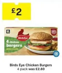 SuperValu Birds Eye Chicken Burgers offer