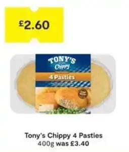 SuperValu Tony's Chippy 4 Pasties offer