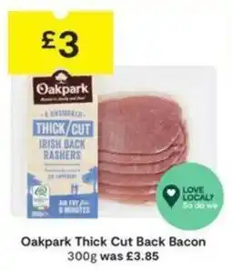 SuperValu Oakpark thick cut back bacon offer