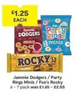 SuperValu Jammie Dodgers Party Rings Minis Fox's Rocky offer