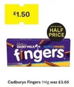 SuperValu Cadburys Fingers offer