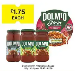 SuperValu Dolmio stir in / bolognese sauce offer