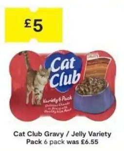 SuperValu Cat Club Gravy / Jelly Variety offer