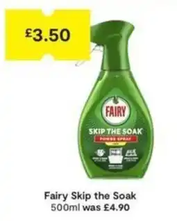 SuperValu Fairy skip the soak offer