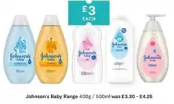 SuperValu Johnson's baby range offer