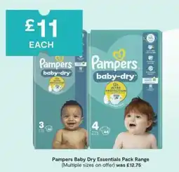 SuperValu Pampers baby-dry essentials pack range offer