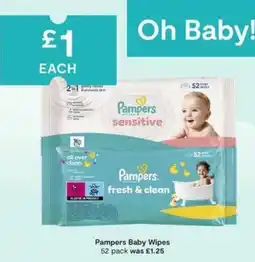 SuperValu Pampers baby wipes offer