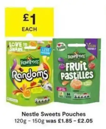 Nestle sweets pouches