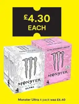 SuperValu Monster Ultra 4 pack offer