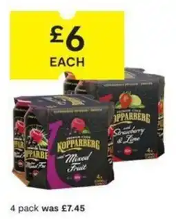 SuperValu Kopparberg mixed fruit offer