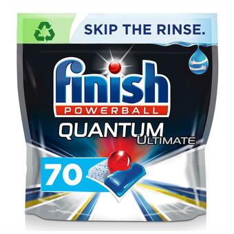 Sainsbury's Finish Quantum Ultimate Clean & Shine Dishwasher Tablets x70 offer