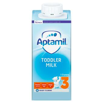 Sainsbury's Aptamil 3 Growing Up Milk Ready to Feed 1+ Years Liquid 200ml offer
