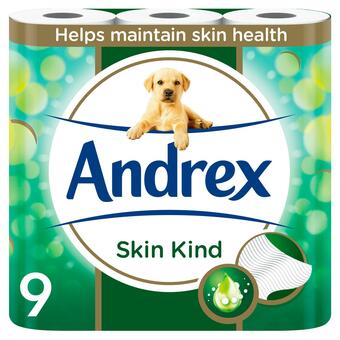 Sainsbury's Andrex Skin Kind Toilet Tissue 9 Rolls offer