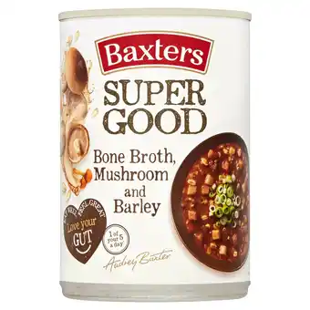Sainsbury's Baxters Super Good Bone Broth, Mushroom & Barley 400g offer