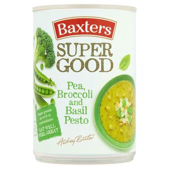 Sainsbury's Baxters Super Good Pea, Broccoli and Basil Pesto Soup 400g offer