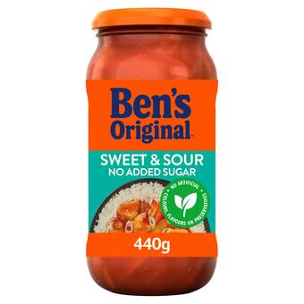 Sainsbury's Bens Original Sweet and Sour No Added Sugar Sauce 440g offer