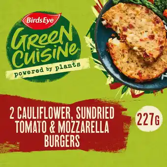 Sainsbury's Birds Eye Green Cuisine Vegetarian Burgers x2 227g offer