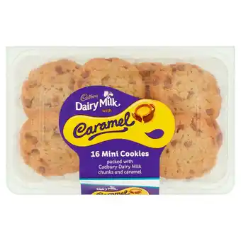 Sainsbury's Cadbury Dairy Milk with Caramel Mini Cookies x16 offer