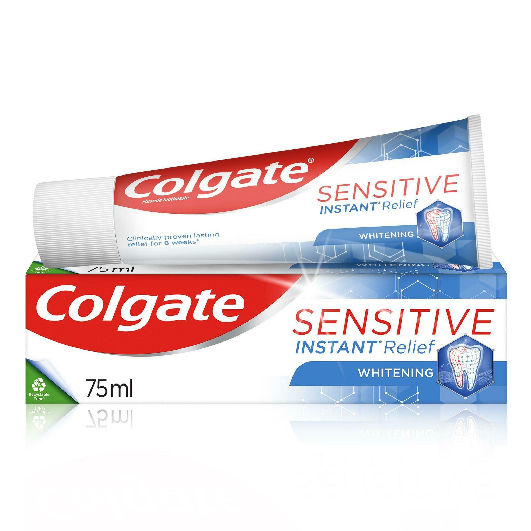 Colgate Sensitive Instant Relief Whitening Toothpaste 75ml offer at