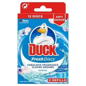 Sainsbury's Duck Fresh Discs, Marine 12x36ml offer