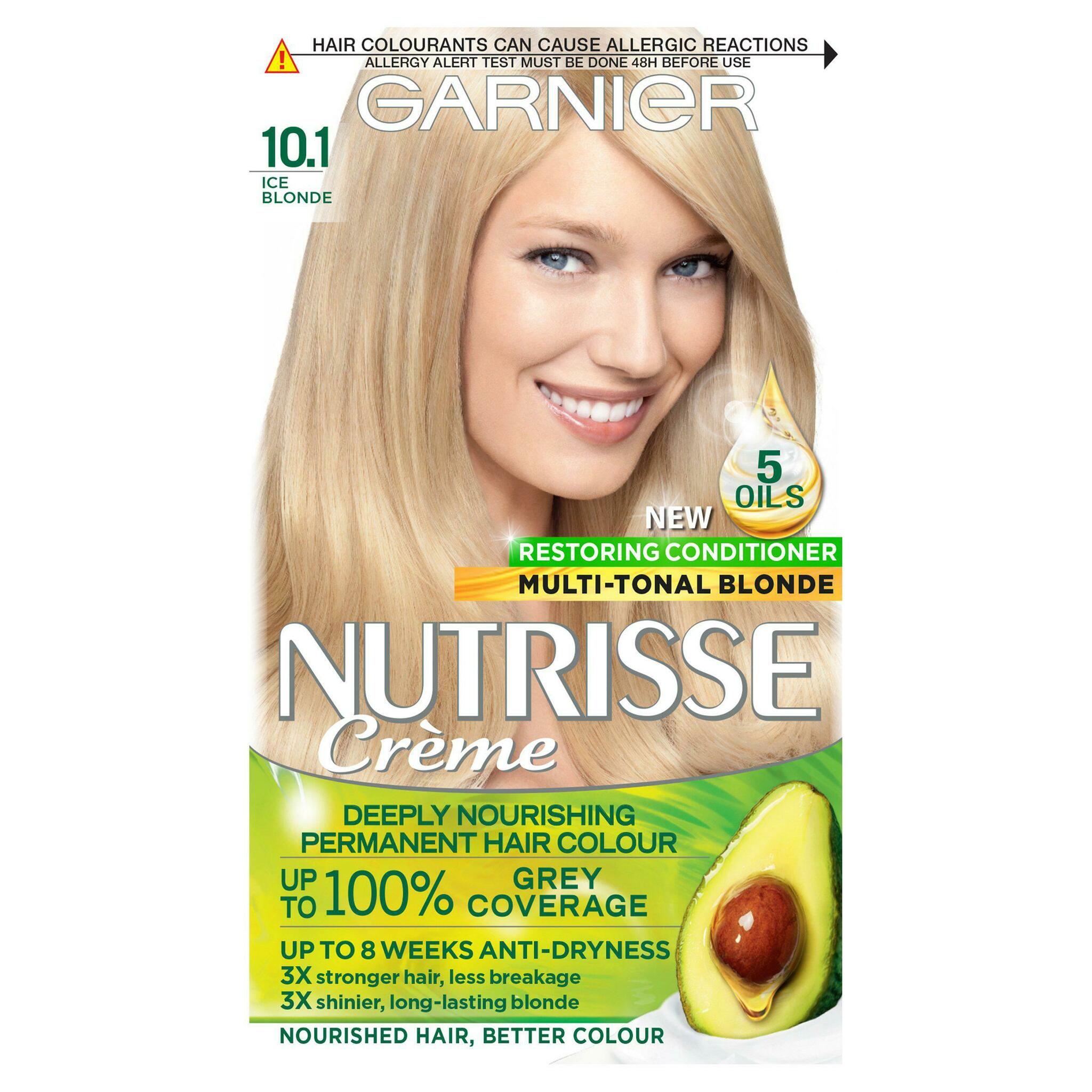 Garnier Nutrisse 10.1 Ice Blonde Permanent Hair Dye offer at Sainsbury's