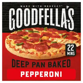 Sainsbury's Goodfella's Deep Pan Pepperoni Pizza 411g offer