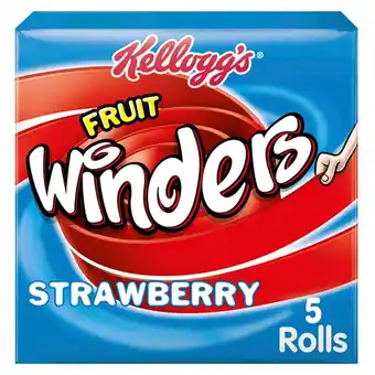 Sainsbury's Kellogg's Fruit Winders Strawberry Snack 5x17g offer