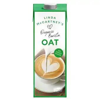 Sainsbury's Linda McCartney’s Organic Oat Barista Drink 1L offer