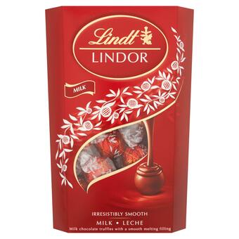 Sainsbury's Lindt Lindor Milk Chocolate Truffles Box 337g offer