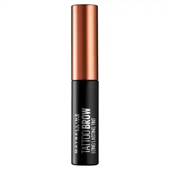 Sainsbury's Maybelline Tattoo Brow Longlasting Gel Tint Medium Brown offer