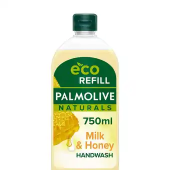 Sainsbury's Palmolive Naturals Milk & Honey Refill Handwash 750ml offer