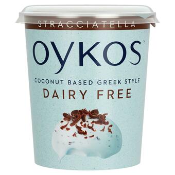 Sainsbury's Oykos Dairy Free Chocolate Stracciatella Yogurt Alternative 350g offer