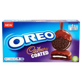 Sainsbury's Oreo Cadbury Chocolate Coated Biscuits 164g offer